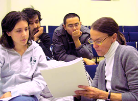 Libby Larson with composers